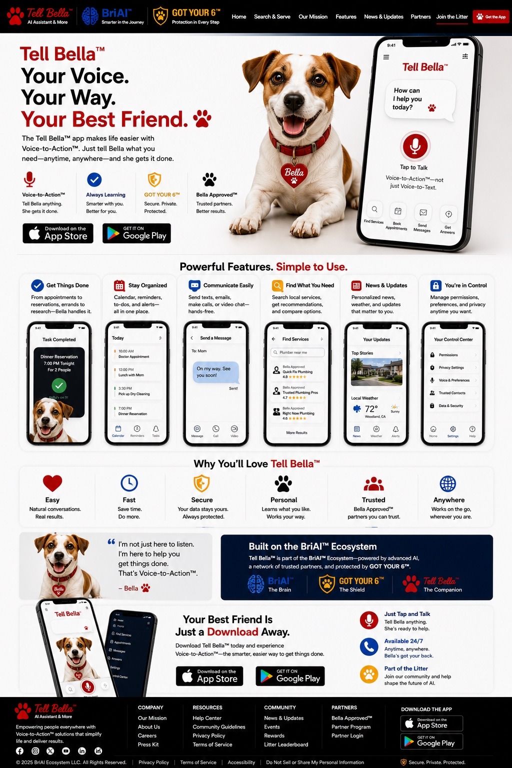 Get the Tell Bella™ App approved design
